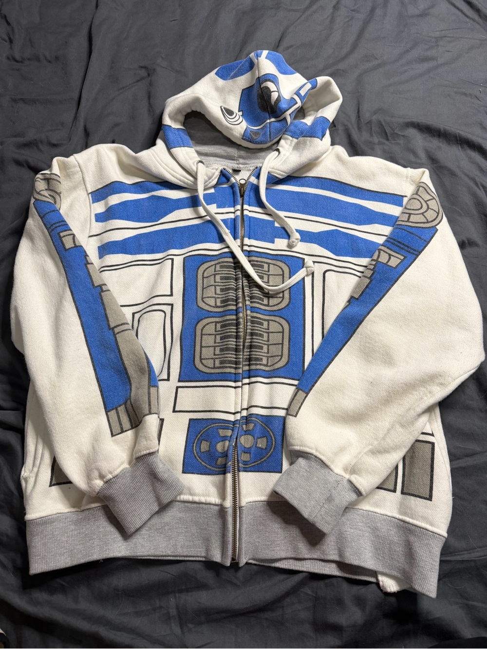 Men's R2-D2 Graphic Zip Hoodie Jacket